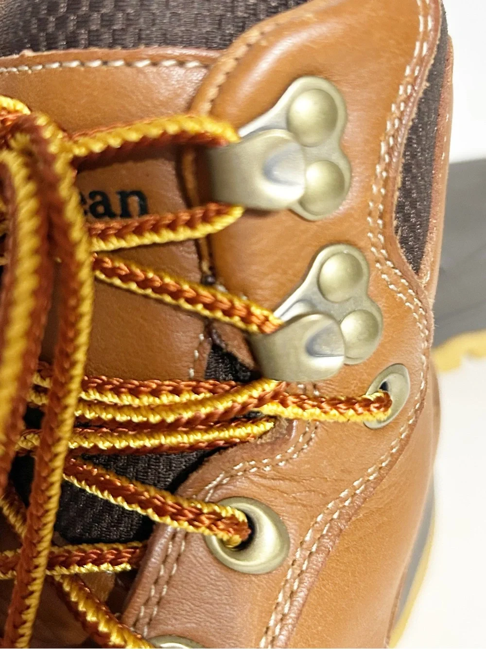 L.L. Bean Women’s TEK2.5 Duck Boots Brown Leather Gray Rubber Size 6.5 M